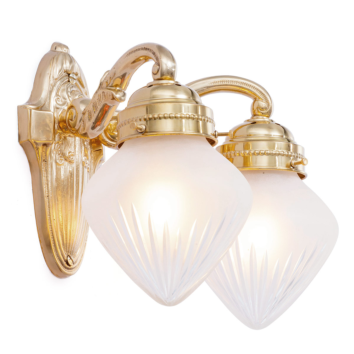 Historic double-arm wall wall sconce ROSEA II