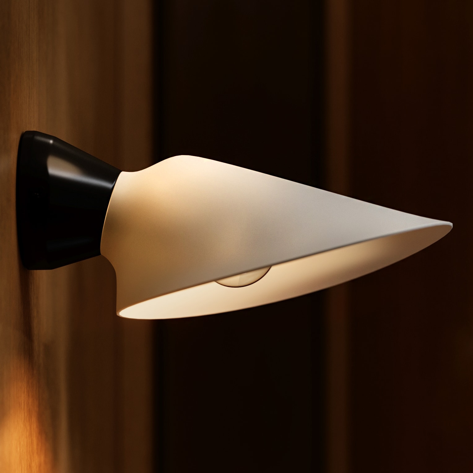 Bathroom Wall Light with Shade PLUME, IP44