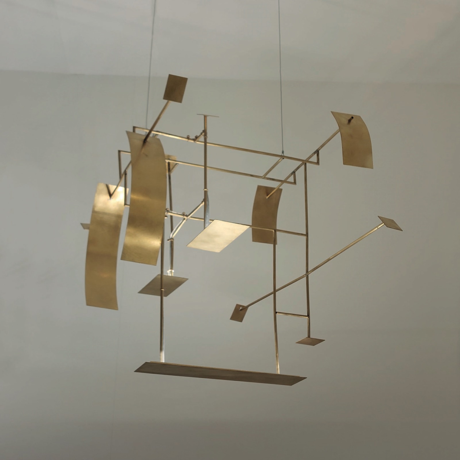 Gracile Brass Light Object: Pendant STARTREK