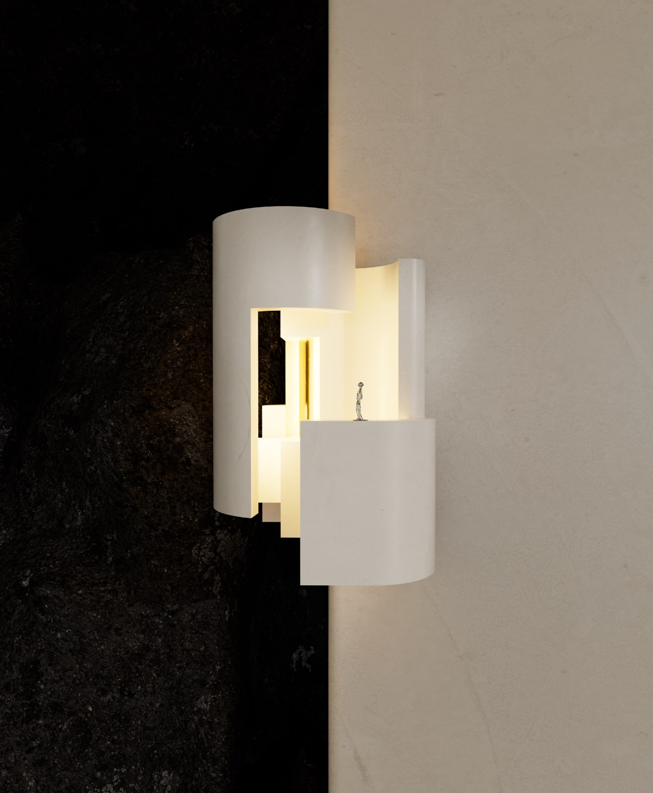 Corner Wall Light with Gold Plating SOUL STORY ANGLE, Fig. 8