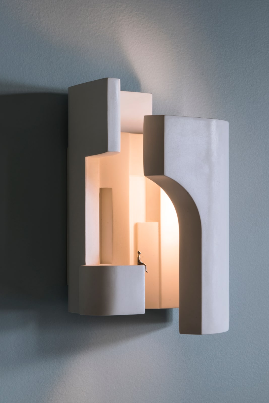 Wall Lighting Sculpture SOUL STORY 4: White inside