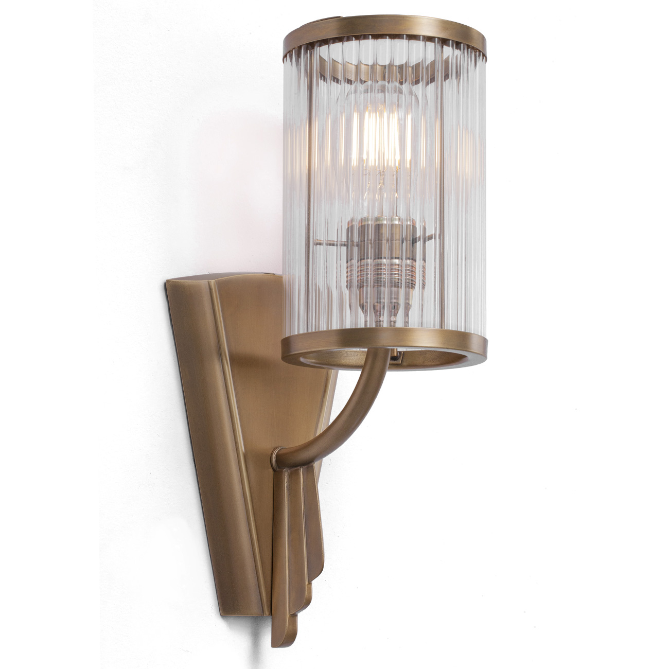 Small glass tube wall lamp PETIO VIII