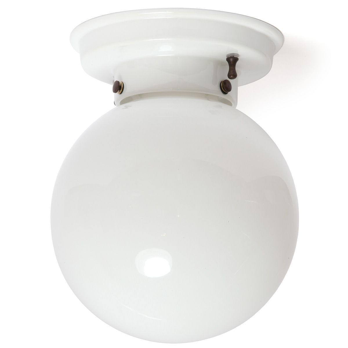 MANSARDA Italian Rustic Globe Ceiling Fixture Ø 20 cm