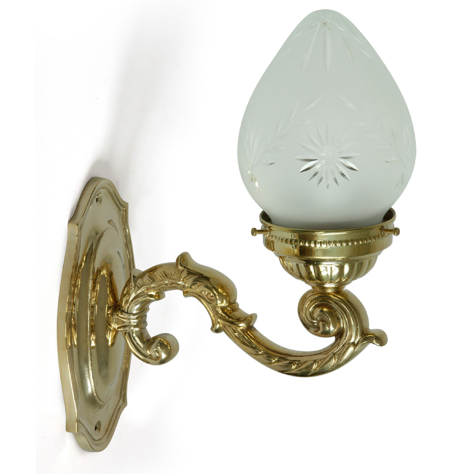Historische Leuchte: Barock-Wandleuchte