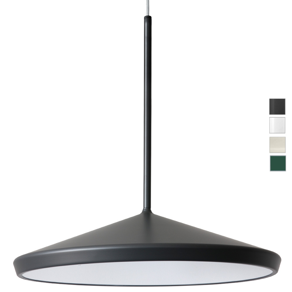 Große flache Designer-Pendelleuchte GINKO aus Schweden