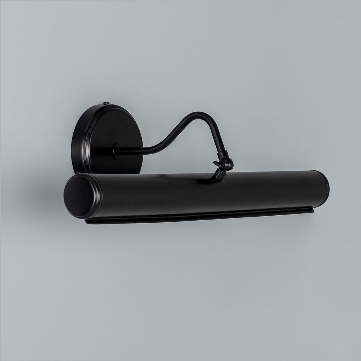 Classic Picture Wall Light Made of Brass, 50 cm: pulverbeschichtet schwarz matt