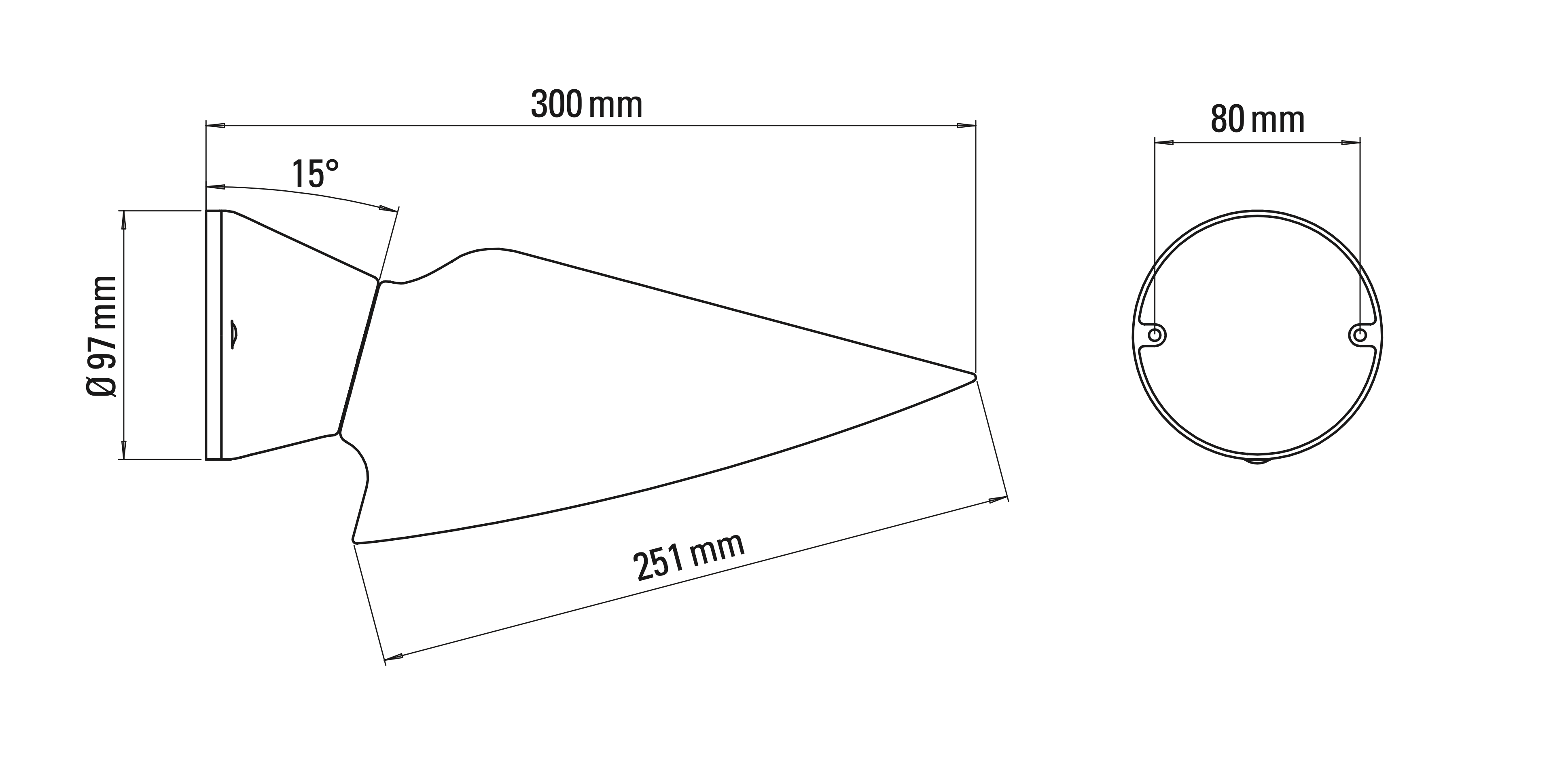 Bathroom Wall Light with Shade PLUME, IP44, Fig. 11
