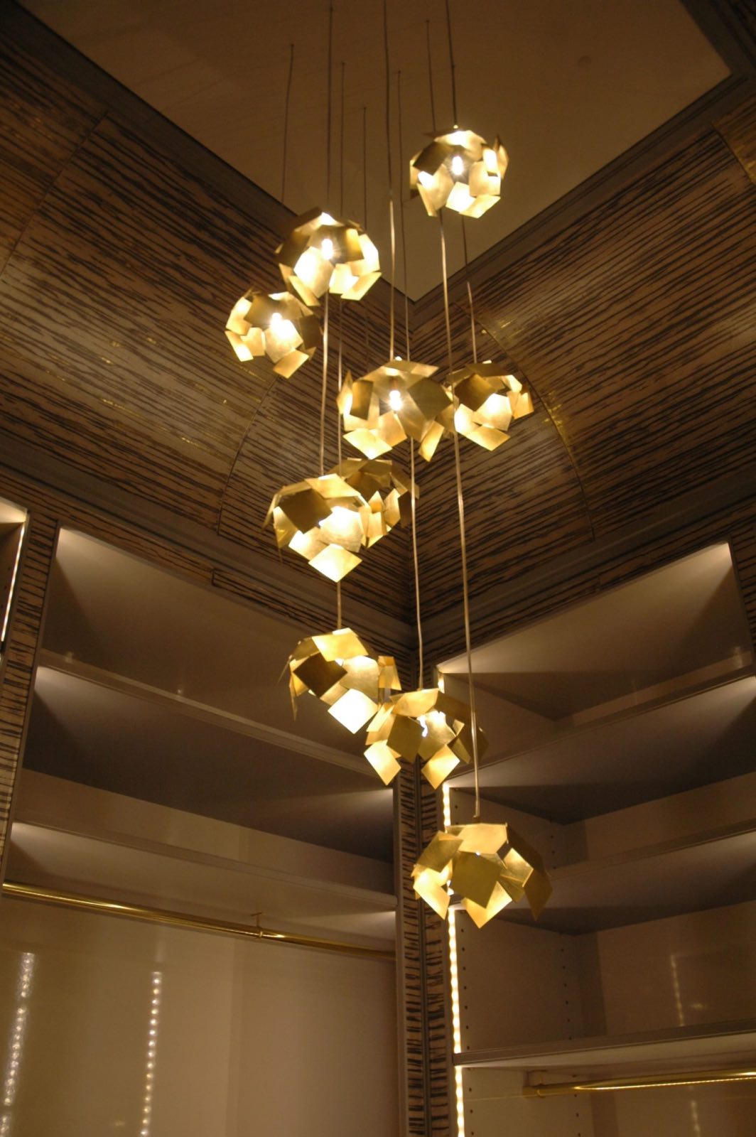 Customised Composition: Brass Pendant Light LEM