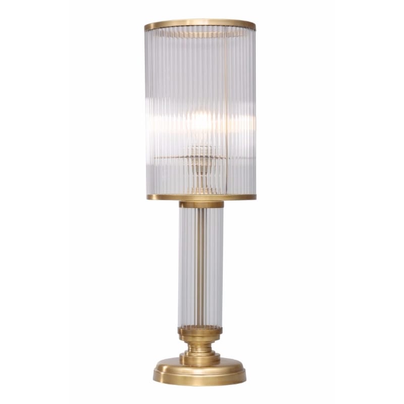 Art Déco table lamp with crystal glass PETIO