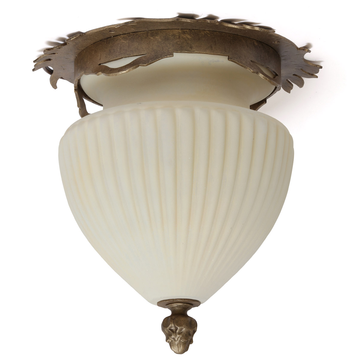 DE 2332 Jugendstil-Deckenleuchte aus Schmiedeeisen Ø 35 cm