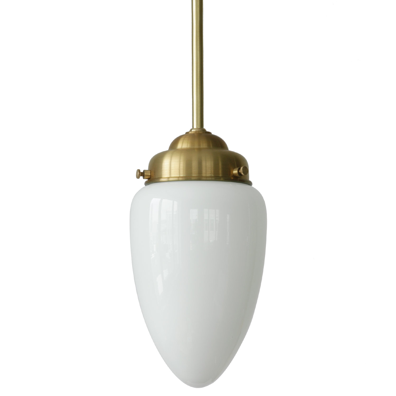Nostalgic Pendant Light with Cone Glass Shade