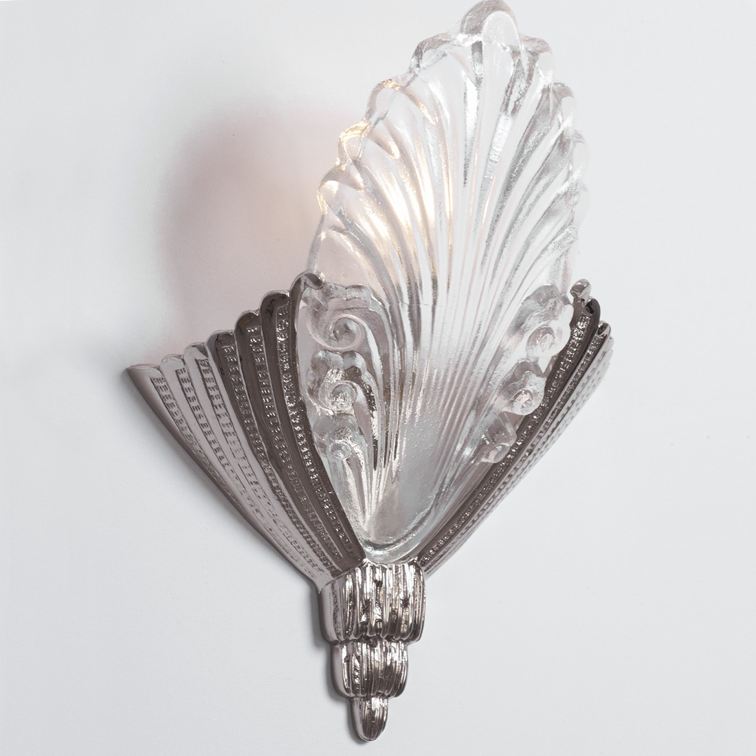 Charmante, klassische Art déco-Applique HUDSON