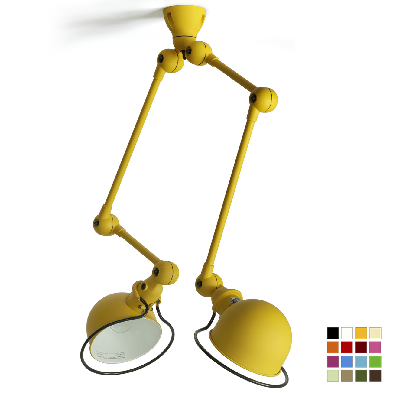 SKY4224 Zweiarmige Gelenk-Deckenlampe aus Frankreich