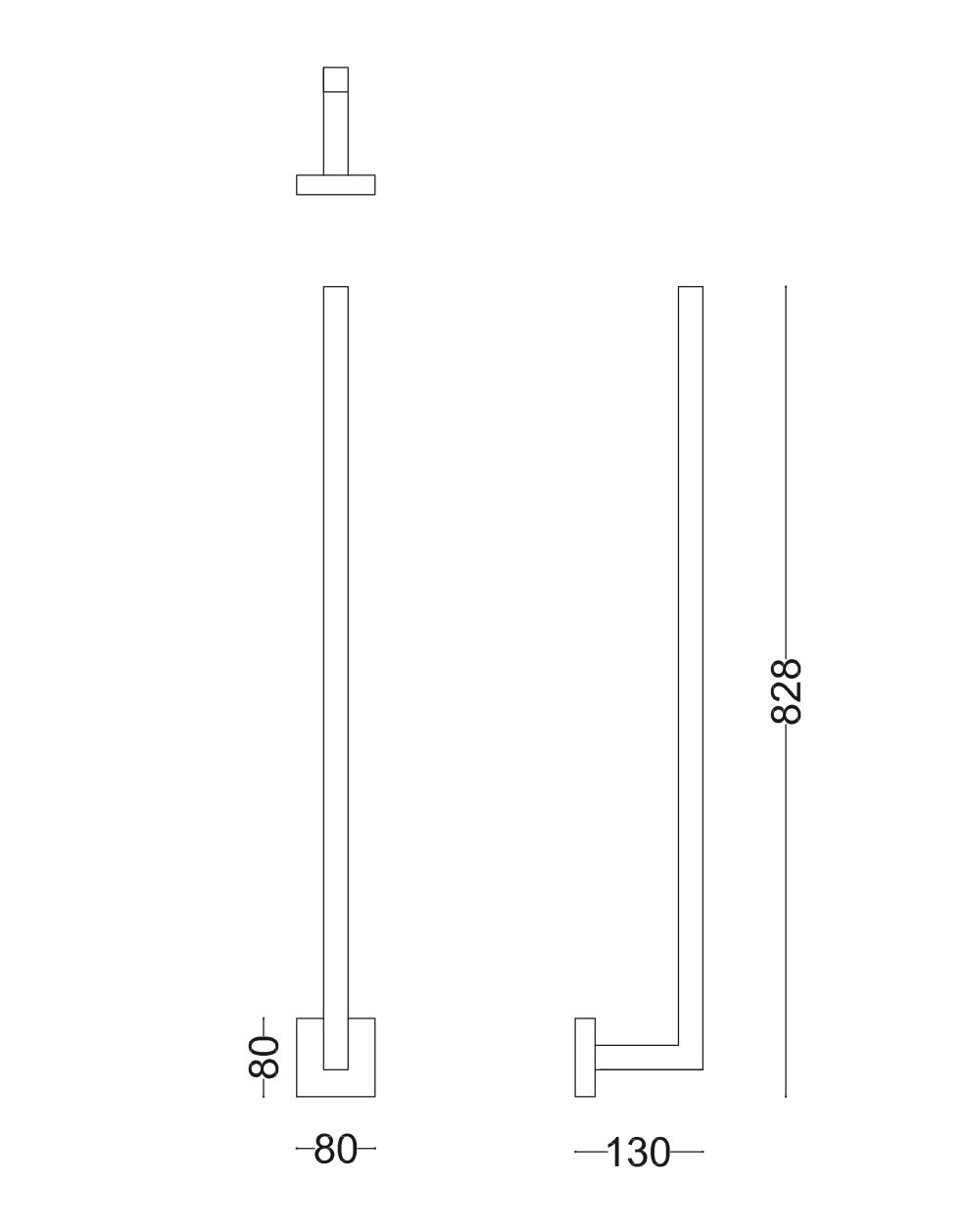 Indirect Light: Tall Designer Wall Lamp Made of Brass ELLE, Fig. 7